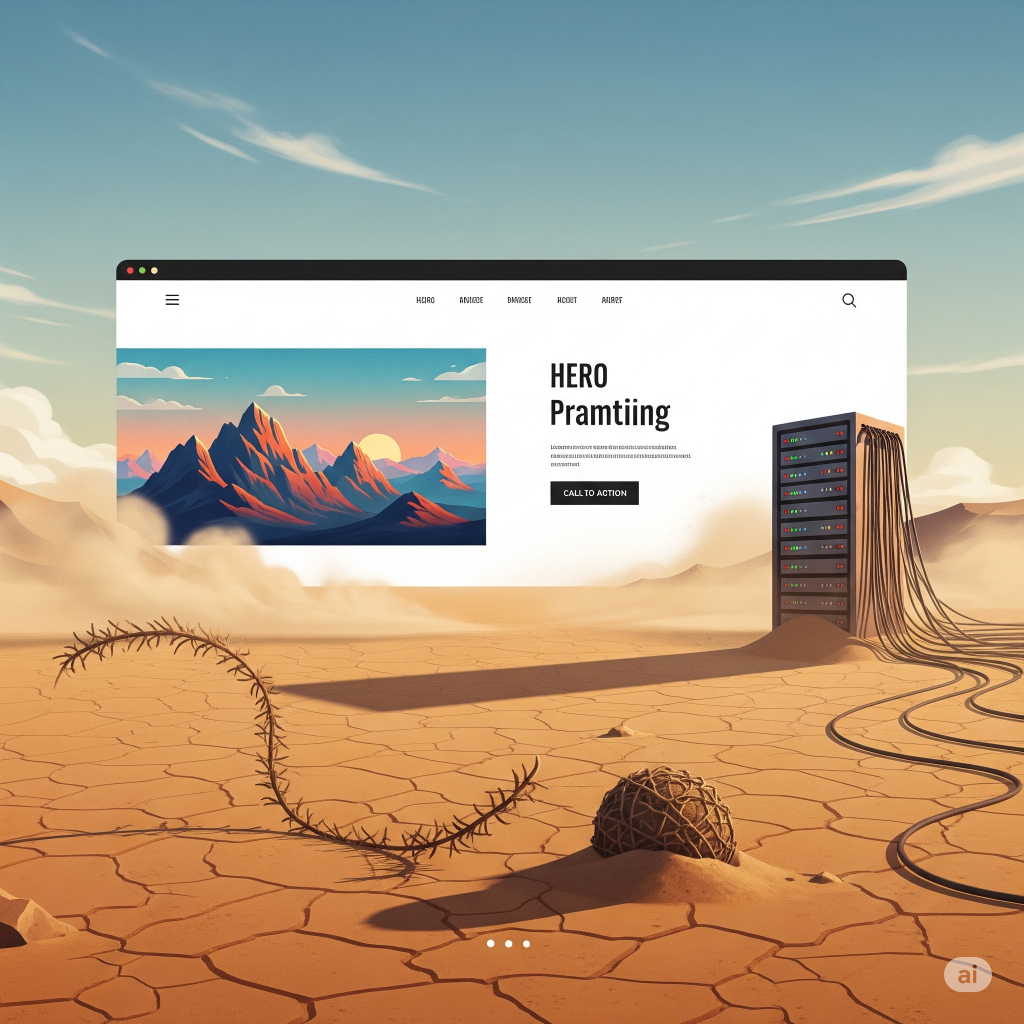 website sepi pengunjung