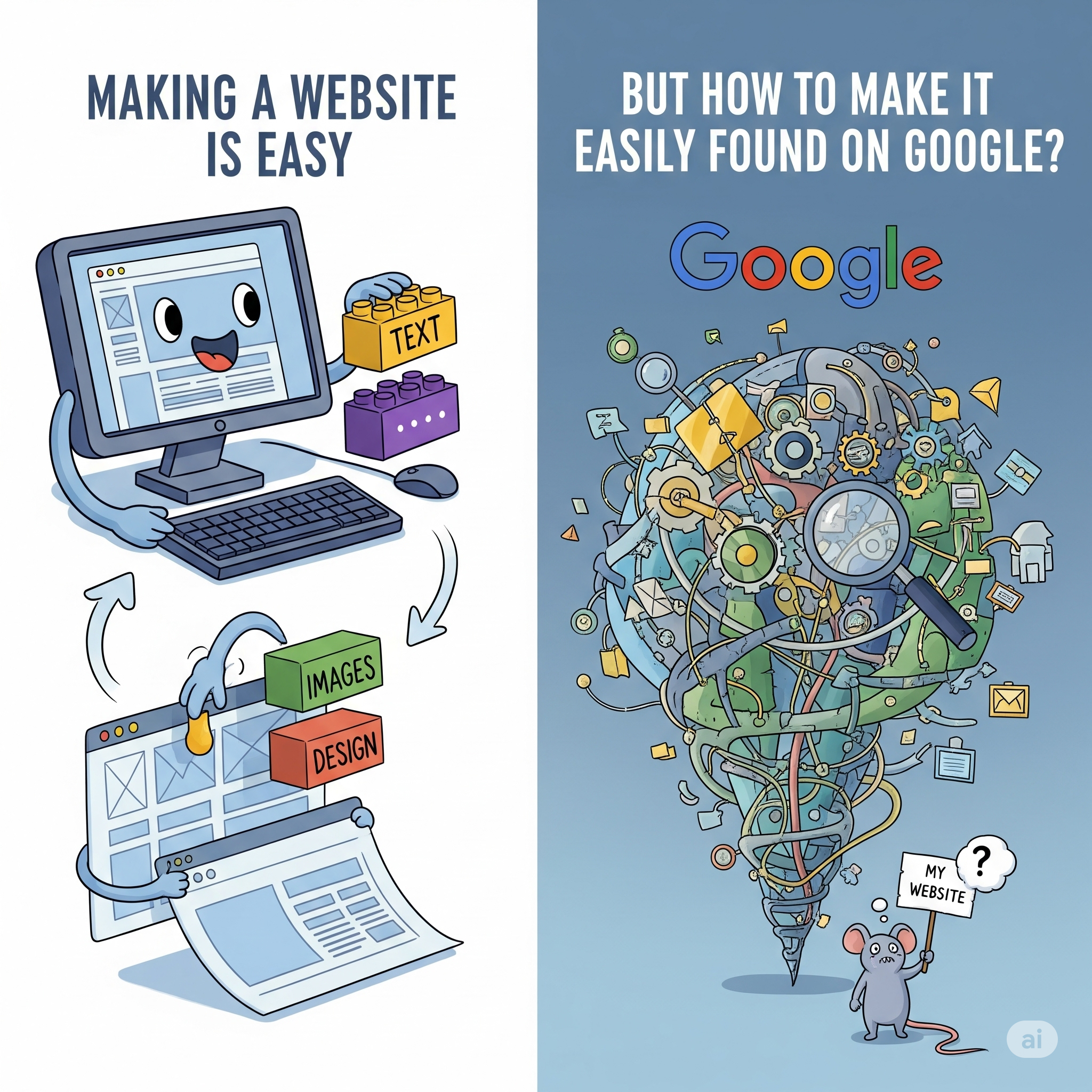 Bikin Website Gampang, Tapi Gimana Biar Website Mudah Ditemukan di Google?